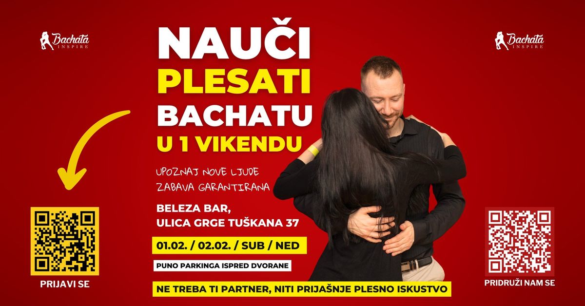 \ud83d\udc95 Nau\u010di plesati Bachatu u 1 vikendu \/ 01.02 & 02.02. \ud83d\udc95 Beleza Bar