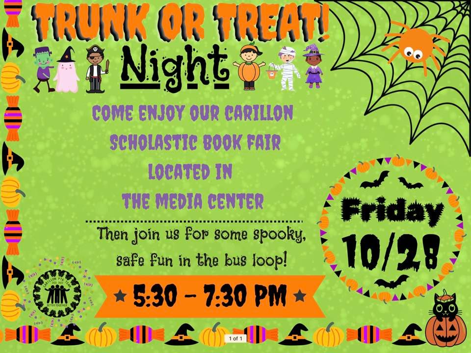 Carillon Trunk Or Treat, Carillon Elementary School, Oviedo, 28 October 2022