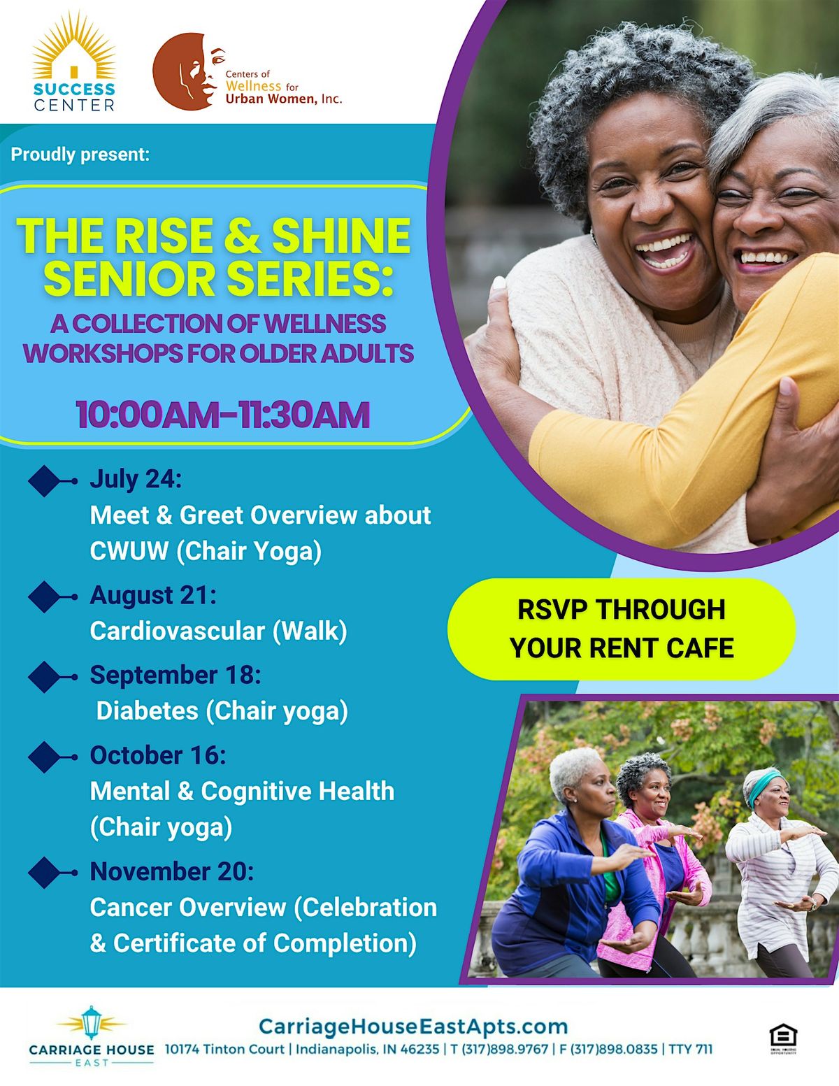 RISE & SHINE SENIOR SERIES (MENTAL & COGNITIVE HEALTH) CHAIR YOGA