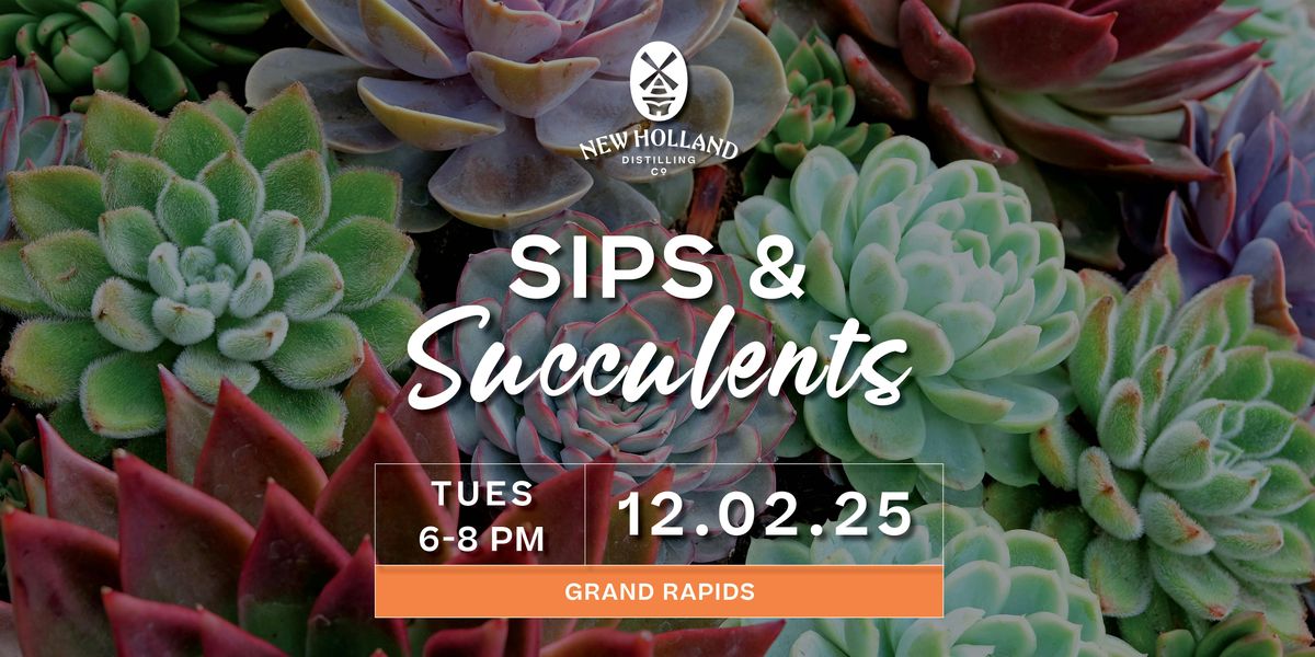 Sips & Succulents Cocktail Class