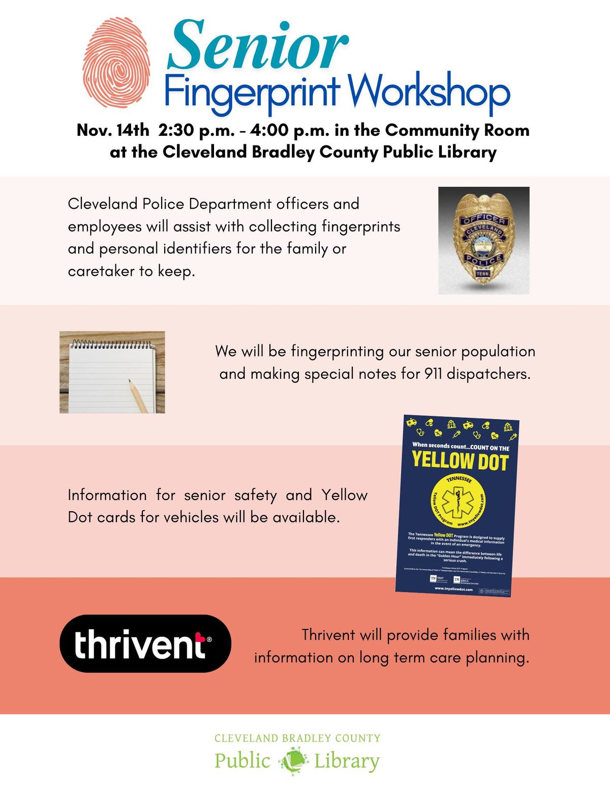 Senior Fingerprint Workshop