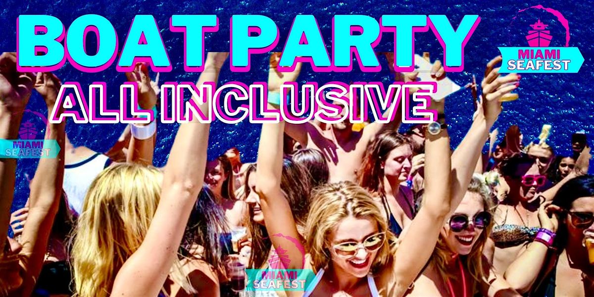 Miami Beach Boat Party - Open Bar Party Boat