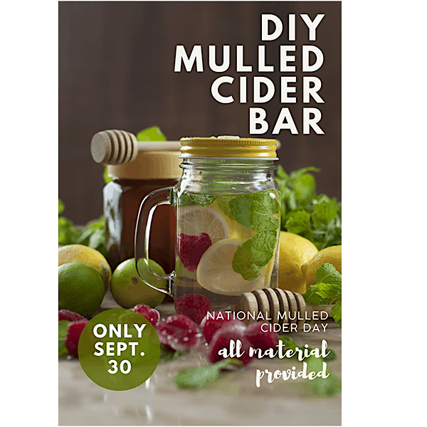 DIY Mulled Cider Bar