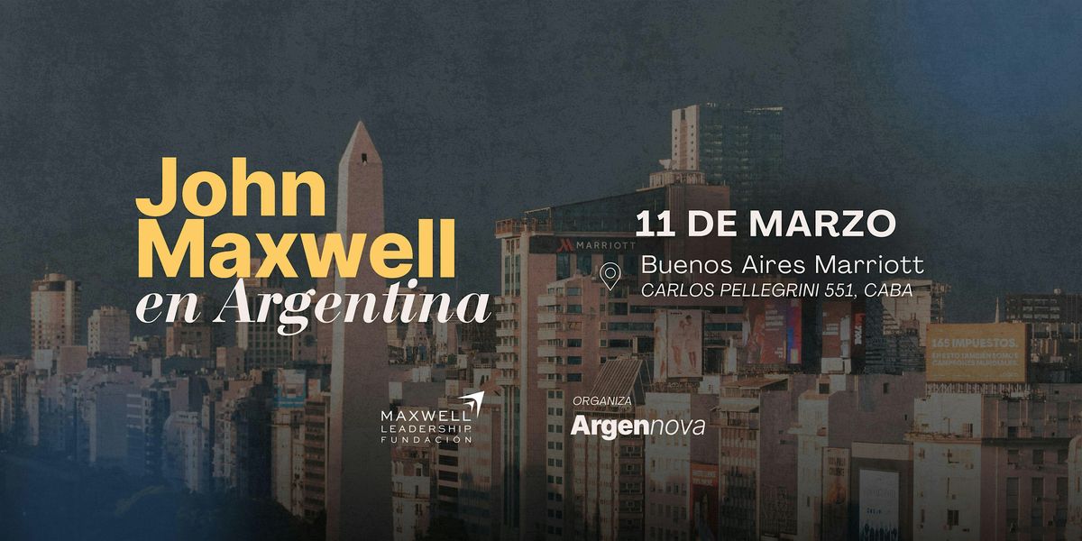 Una jornada de transformaci\u00f3n con John Maxwell.