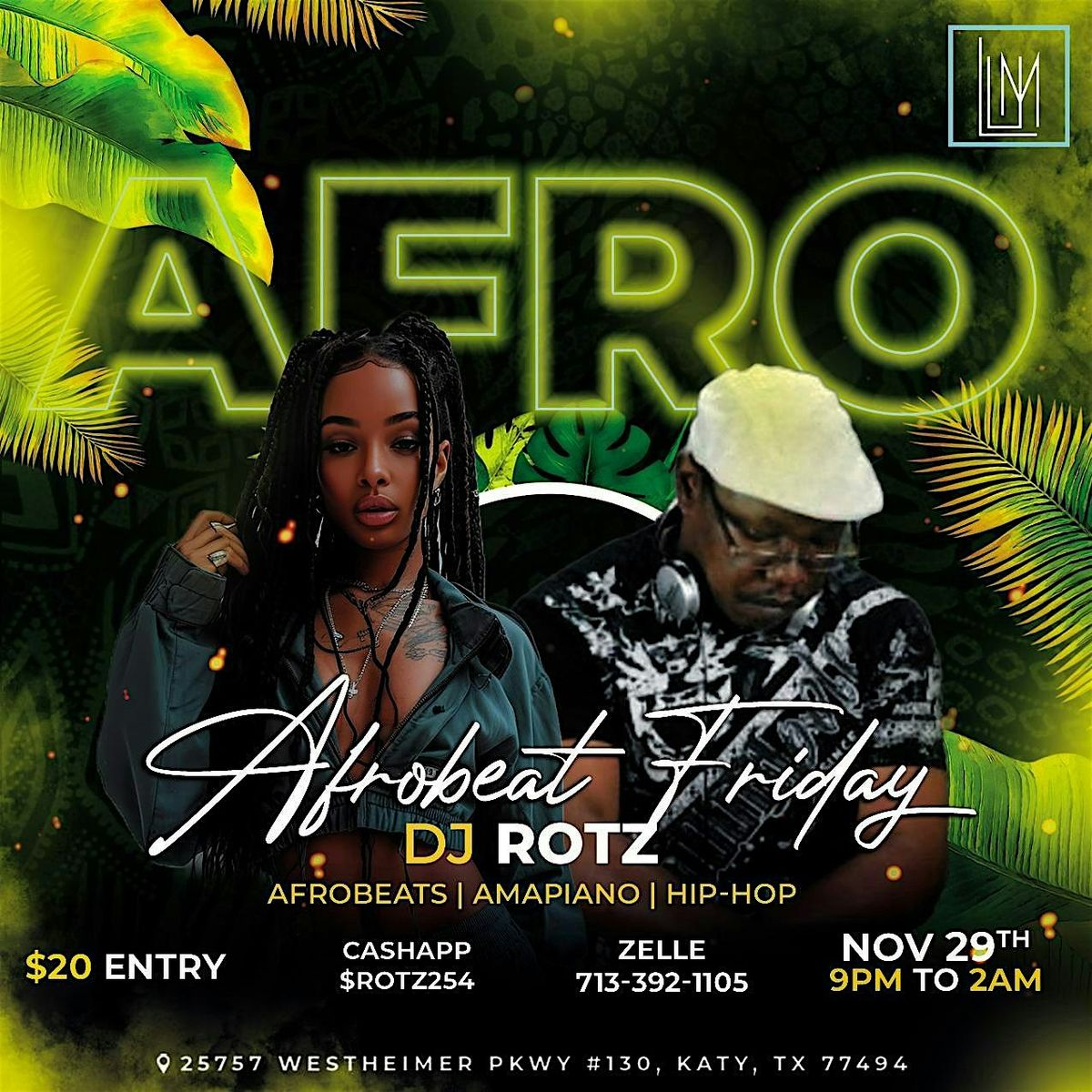 AfroBeat Friday @ Lumbre Club and Restaurant!