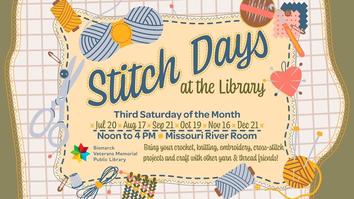 Stitch Days at the Library