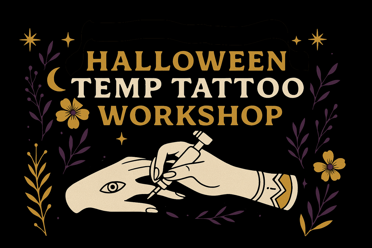 Halloween Temporary Tattoo Workshop