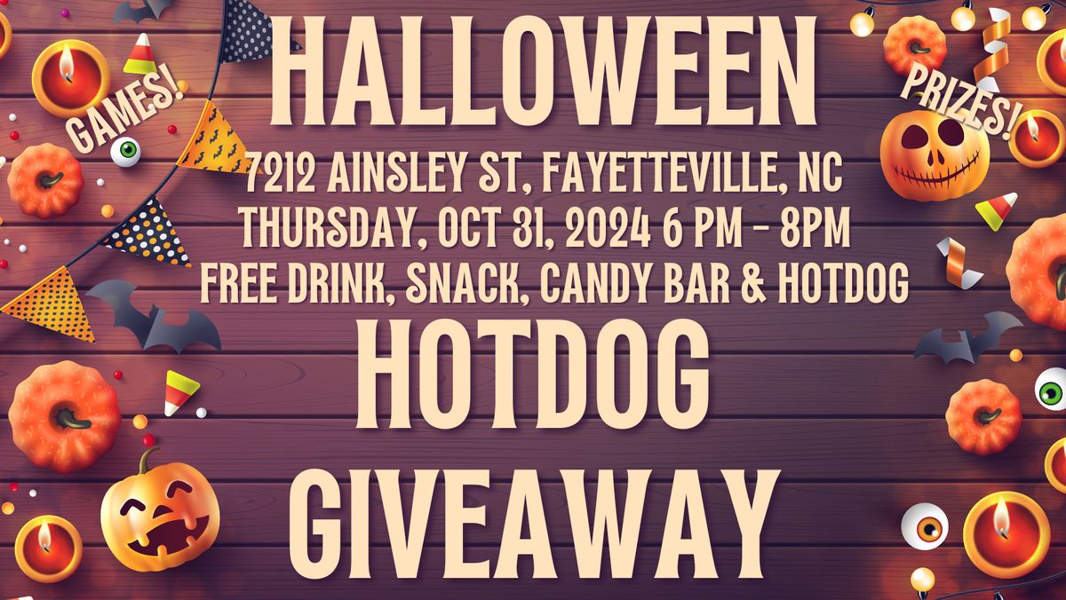 Halloween Hot Dog Giveaway