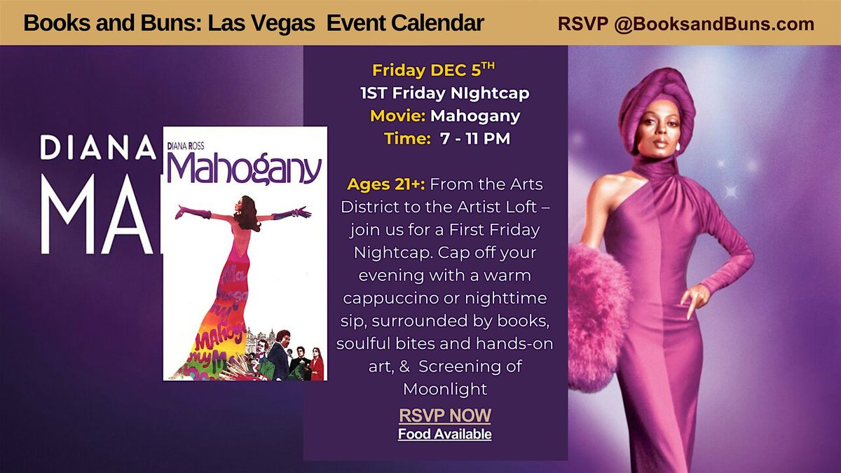 1st Friday Nightcap at Books and Buns:  w\/Mahogany - Film
