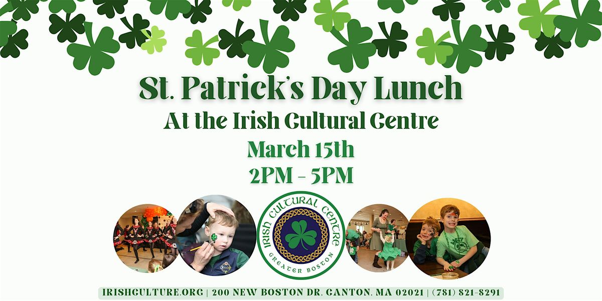 Saturday St. Patrick's Day Lunch at the ICC