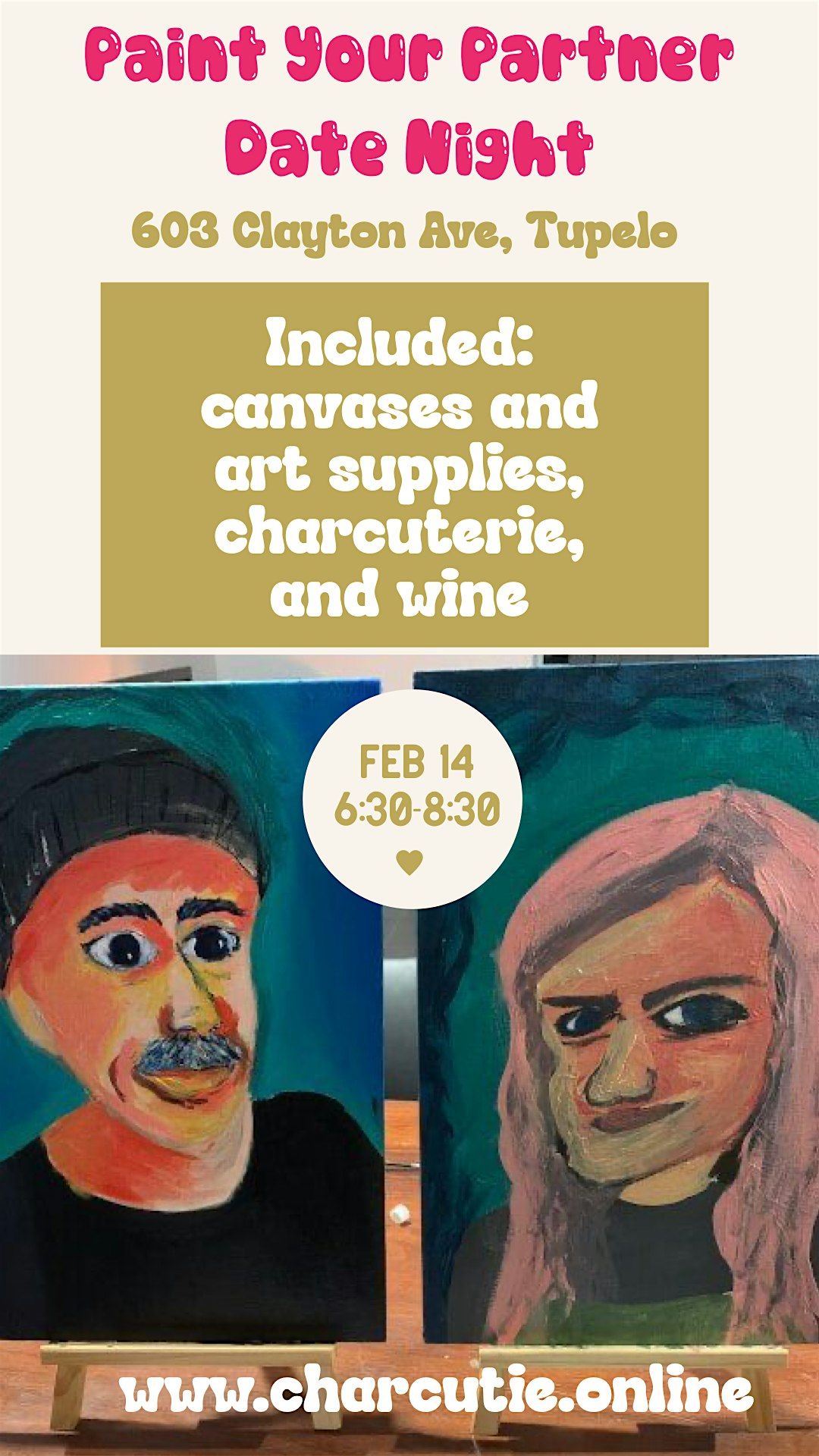 Valentine Paint Your Partner Date Night