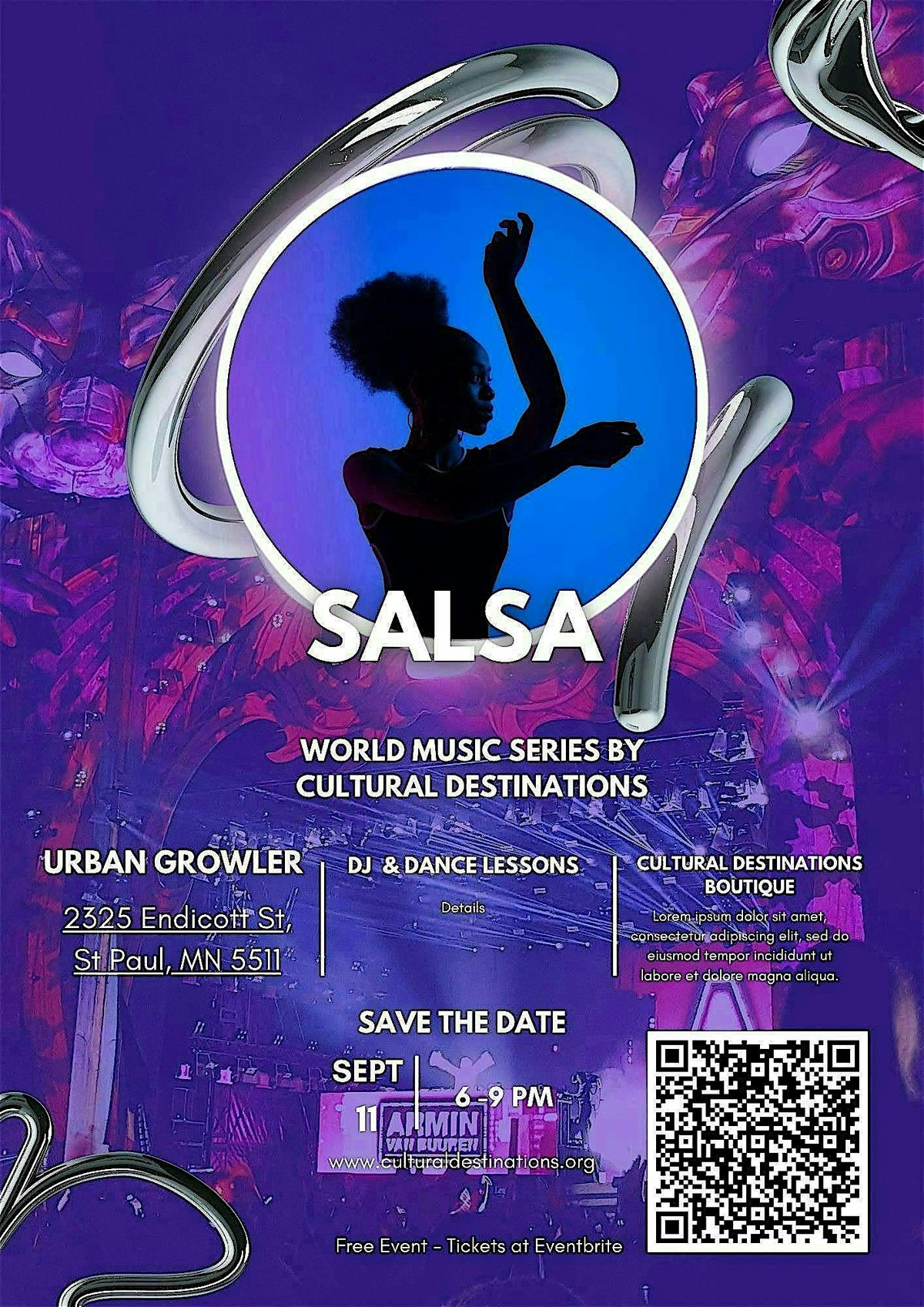 World Music Series - Salsa with Dance Lessons