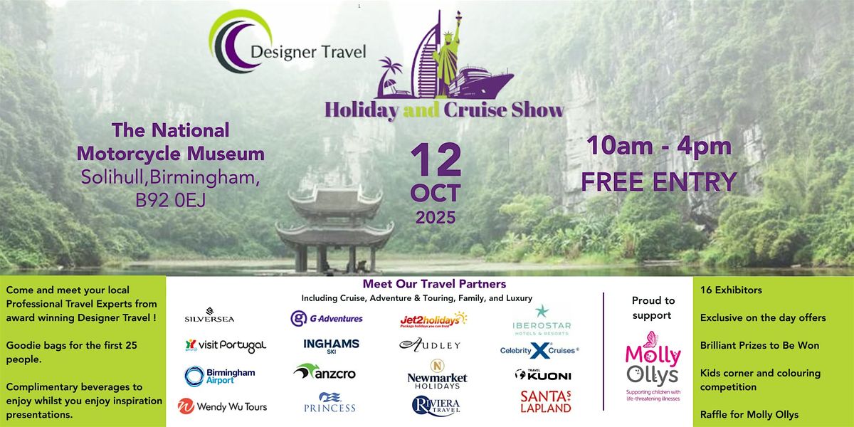 Holiday and Cruise Show with Designer Travel