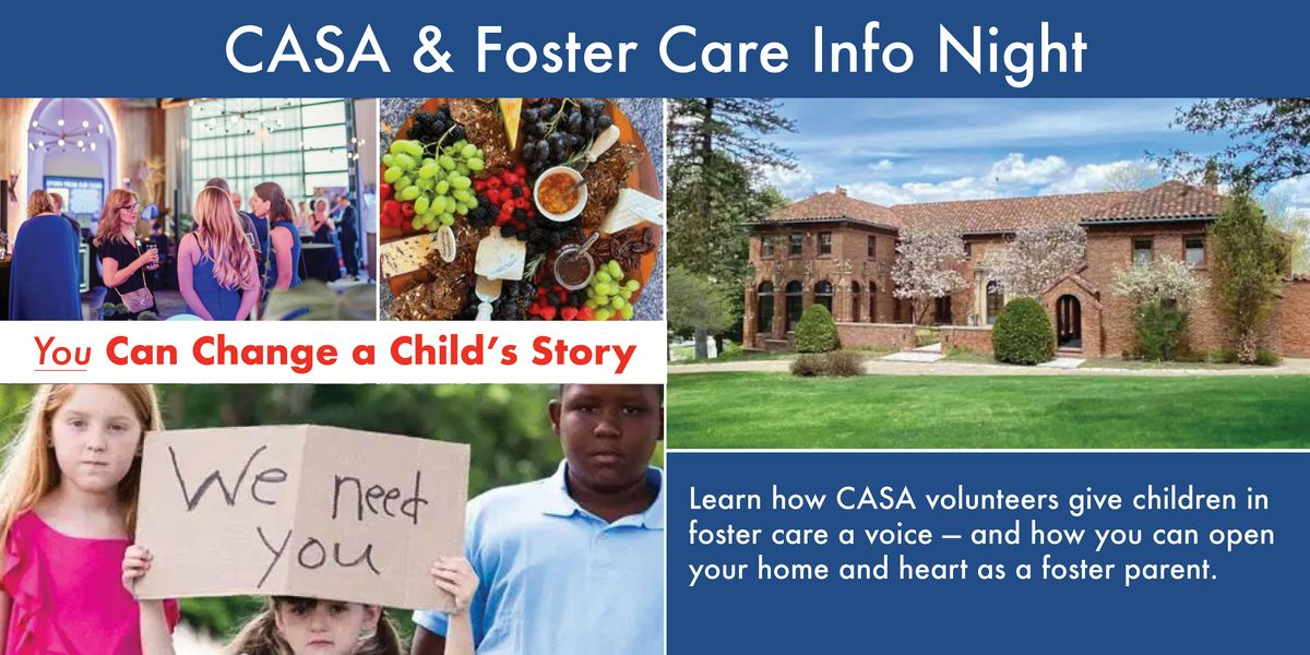Foster Parent and Casa Volunteer Recruitment Event