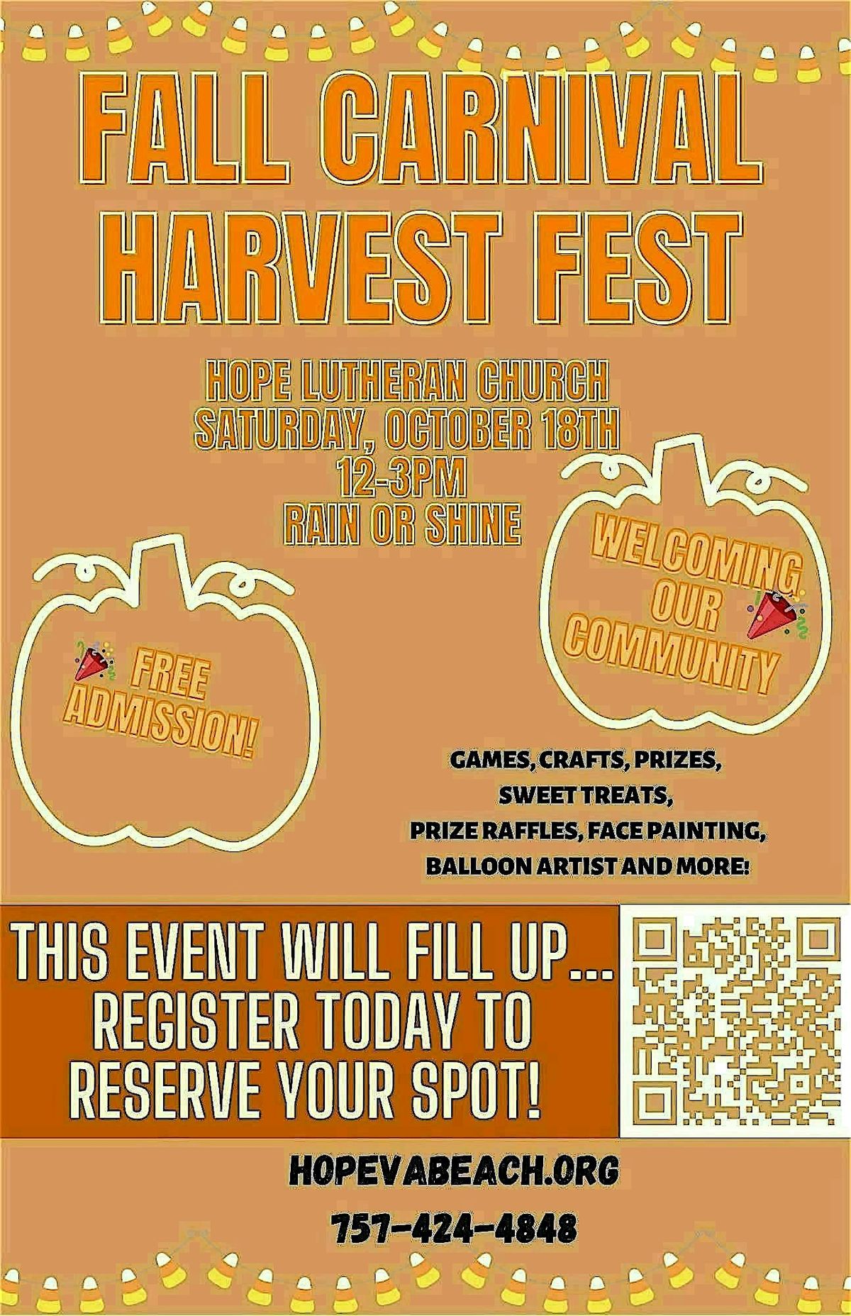 Fall Harvest Festival at Hope Lutheran