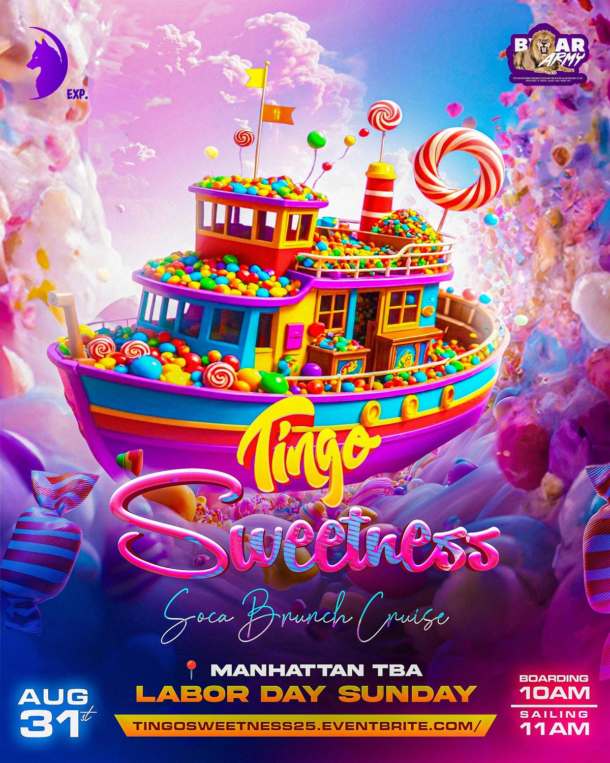 Tingo Sweetness: SOCA Boatride (Laborday Event 2 of 5)
