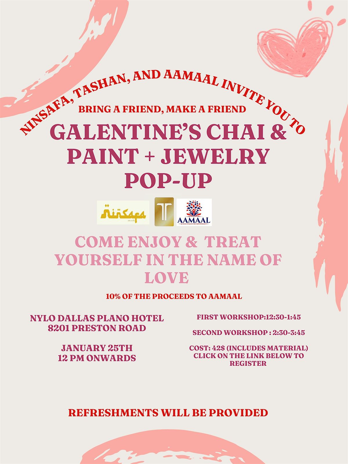 Galentines Chai & Paint!