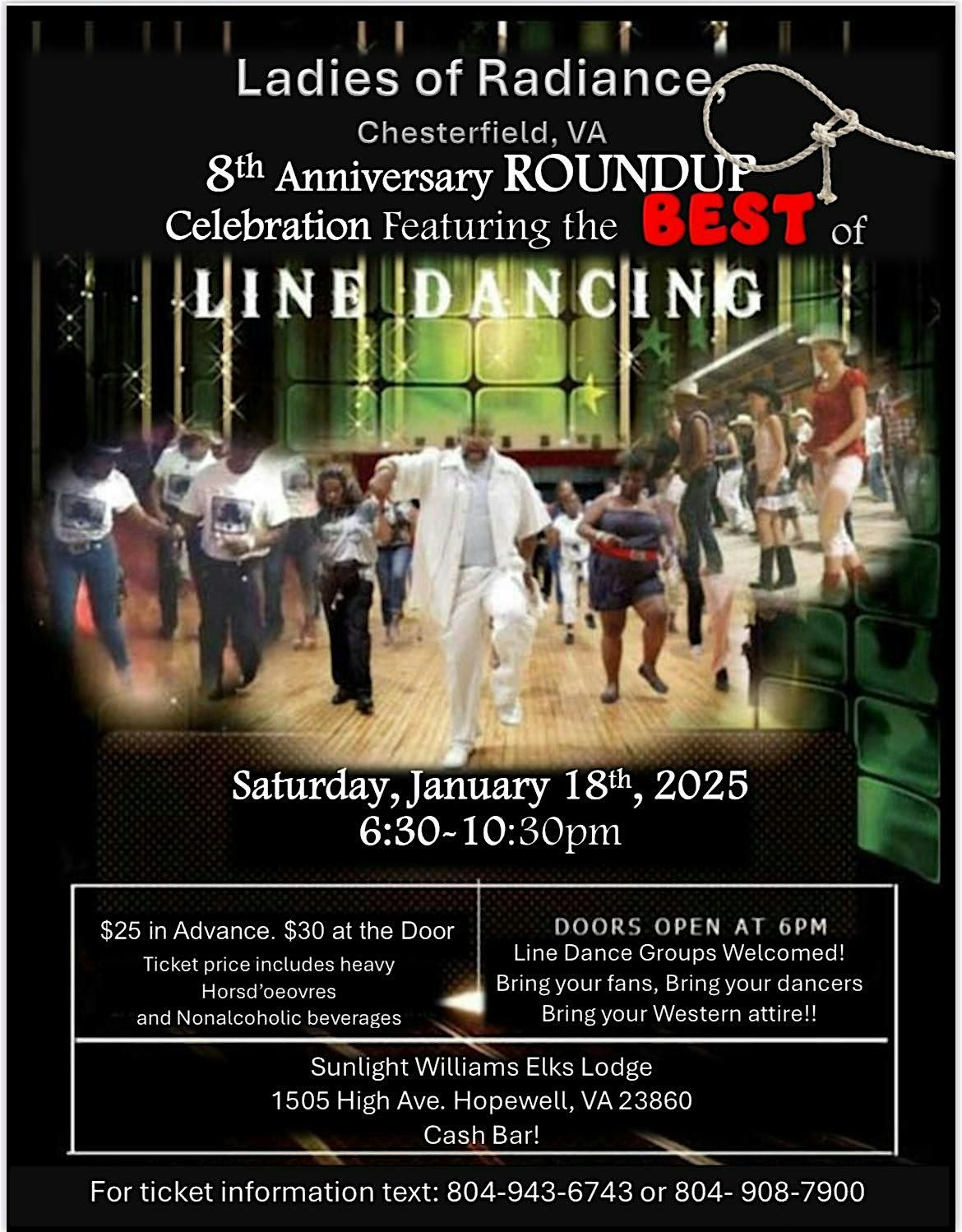 Line Dancing Roundup Celebration-8th Anniversary