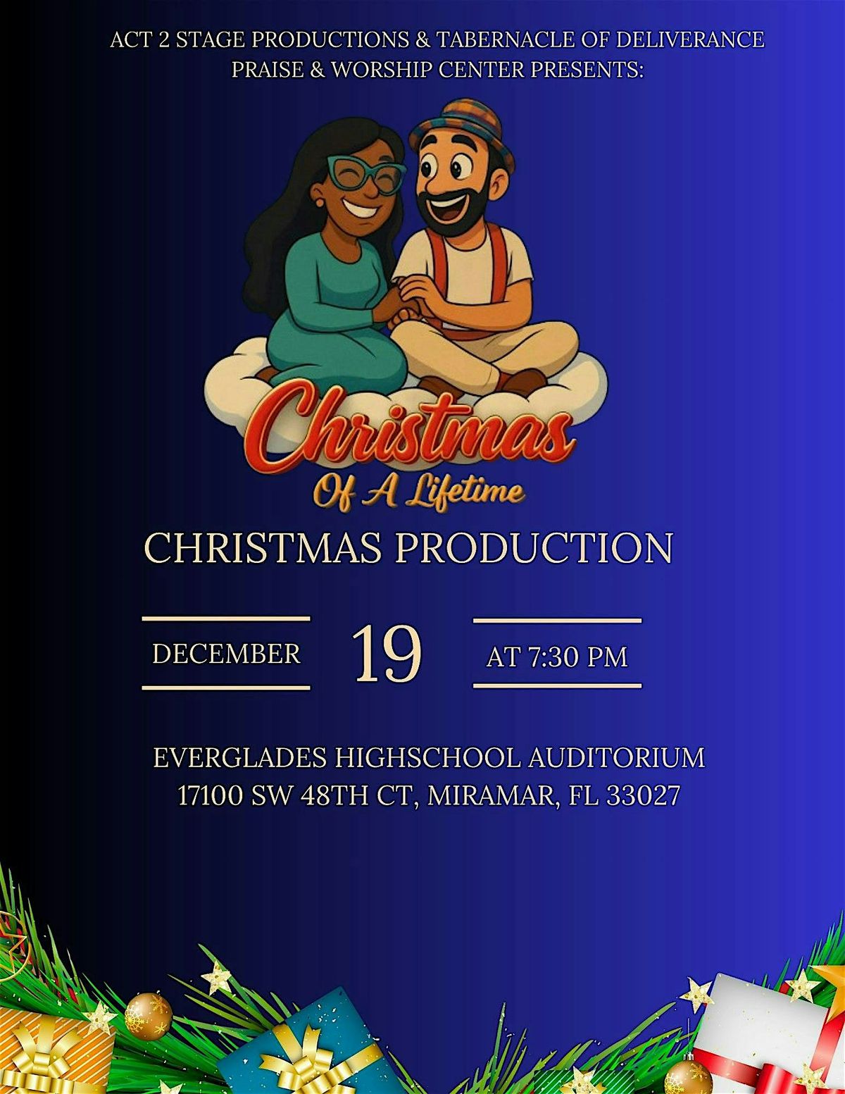 "A CHRISTMAS OF A LIFETIME" Stage Production