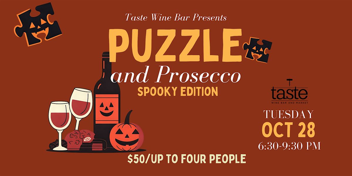 Spooky Puzzle & Prosecco Night (Game Night)