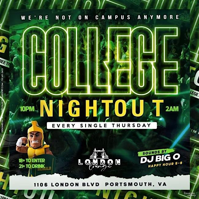 College Night on Thursdays @ LONDON LOUNGE