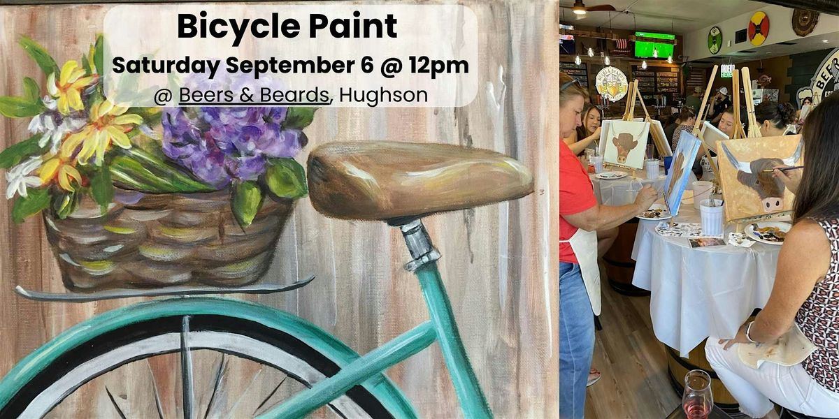 Bicycle Paint at Beers & Beards Taproom