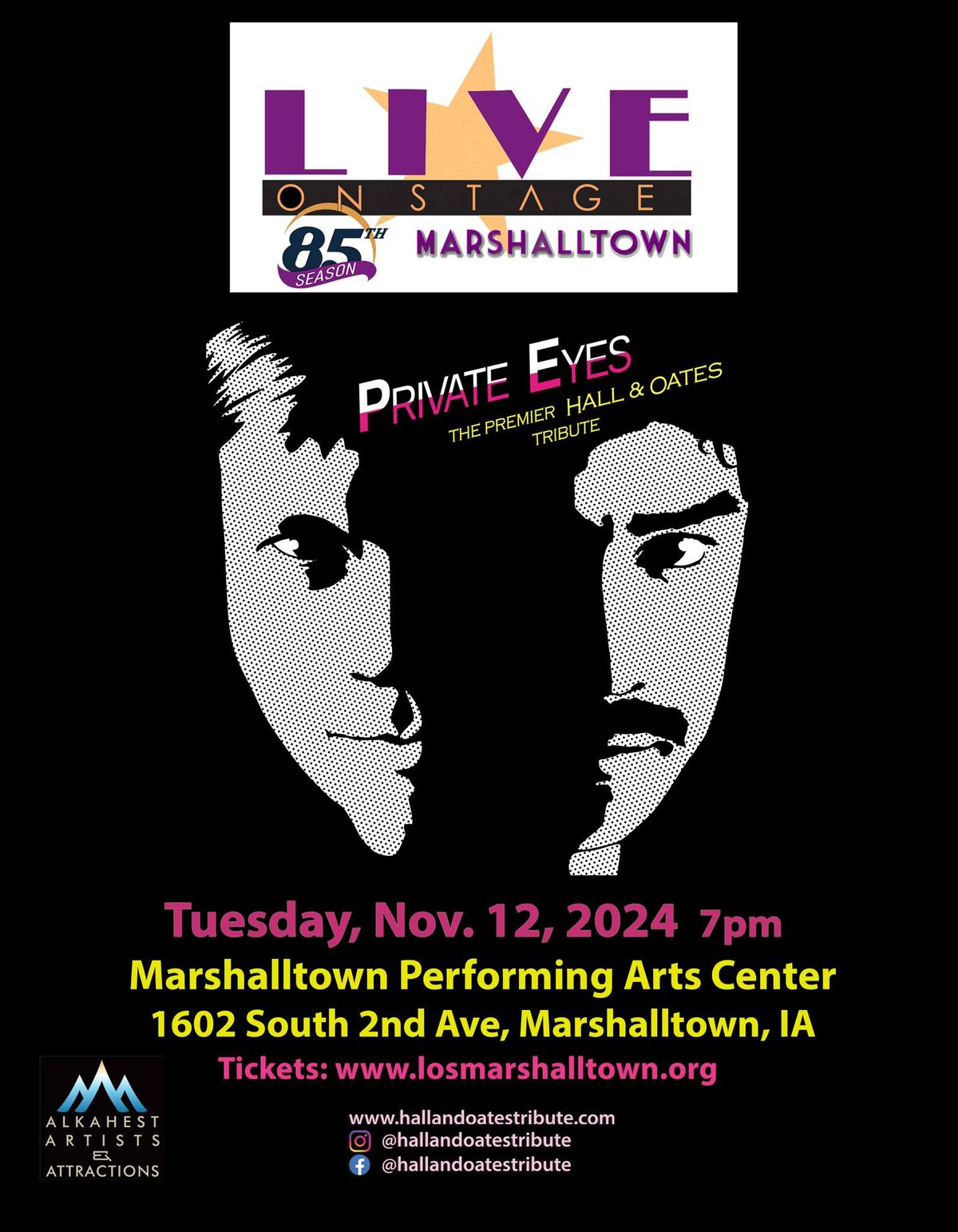 Private Eyes: The Premier Tribute to Daryl Hall & John Oates