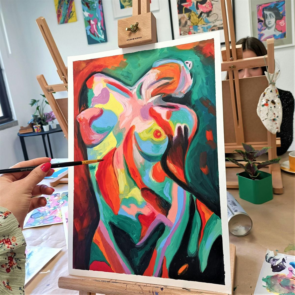 Abstract Nude - Oil Painting Workshop