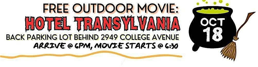Free Outdoor Movie: Hotel Transylvania