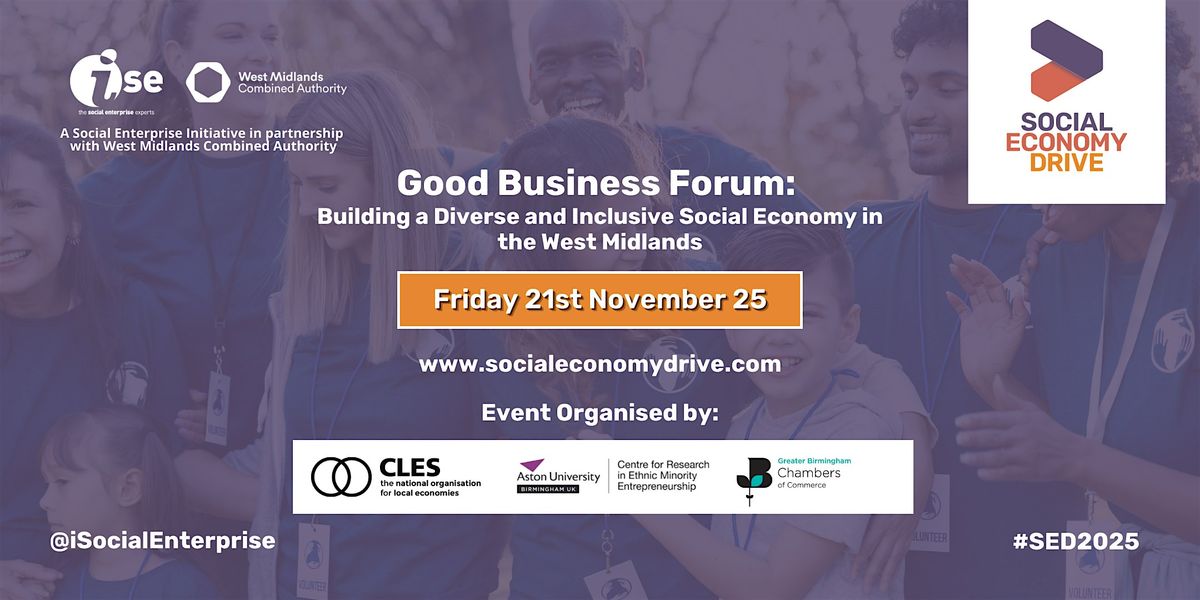 Good Business Forum: Building a Diverse and Inclusive Social Economy