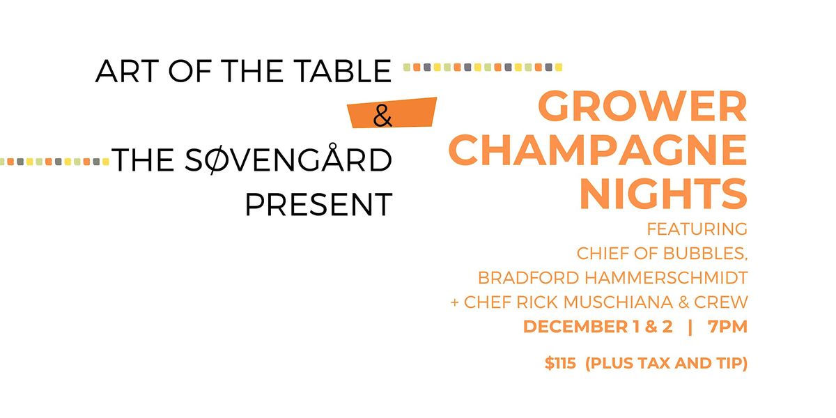 CHAMPAGNE at its FINEST! - December 1st edition