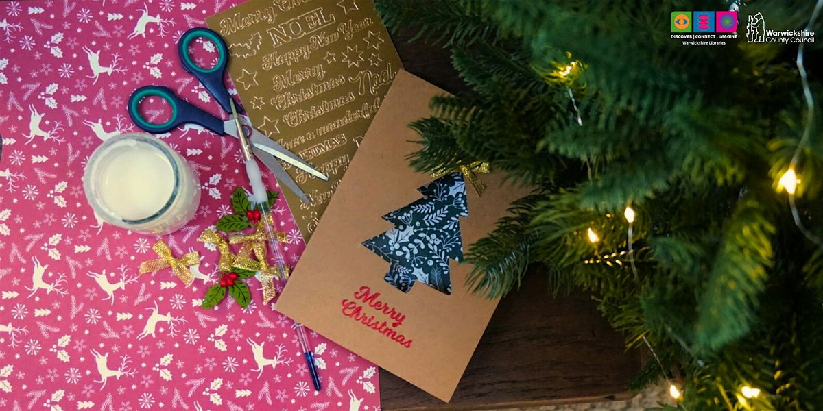 Christmas Card Making for Adults at Rugby Library