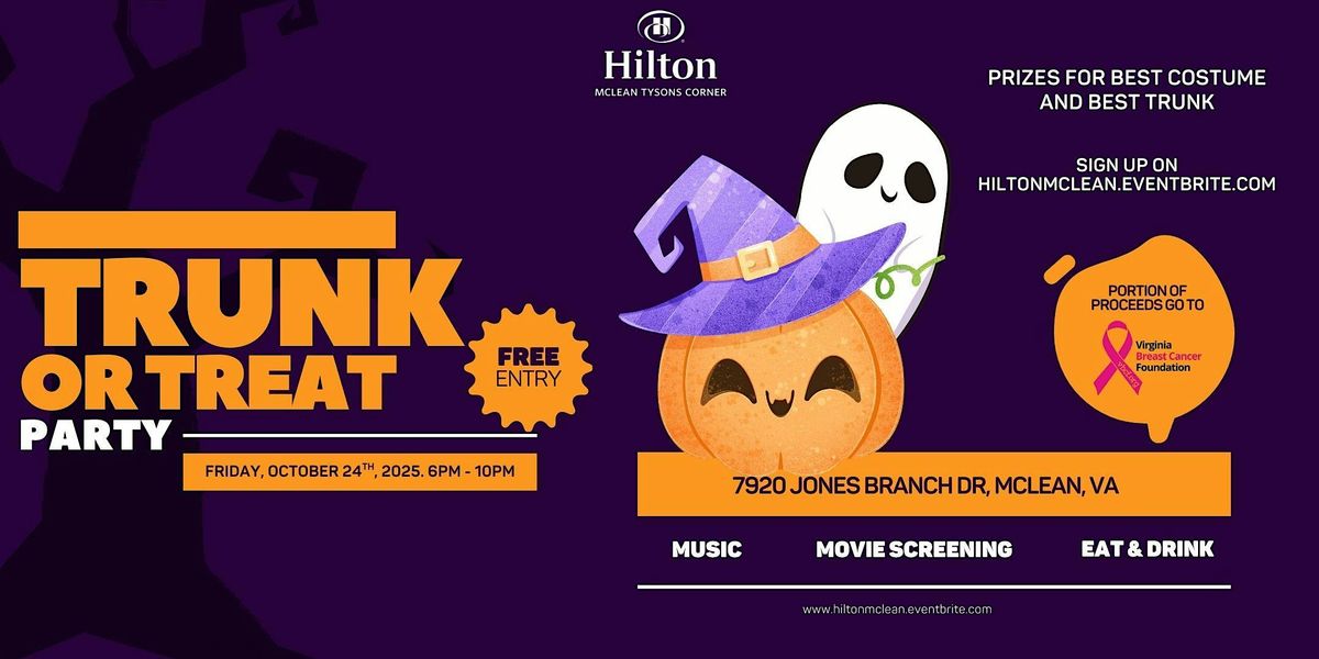 Trunk or Treat at Hilton Mclean Tysons Corner