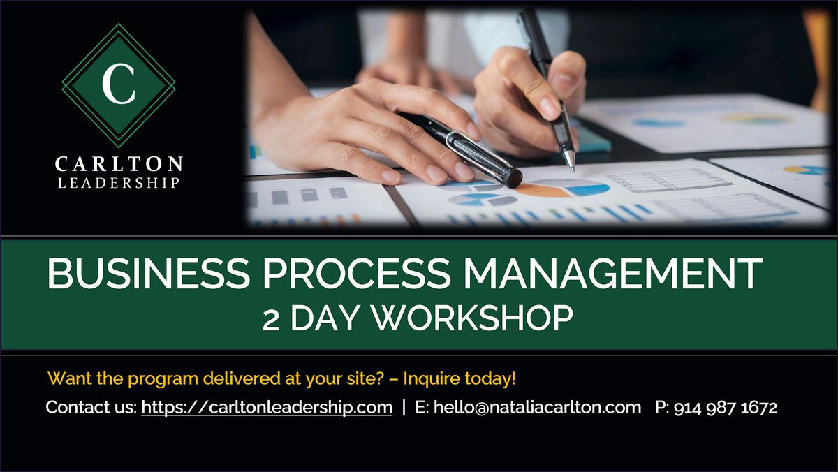 Business Process Optimization Workshop | May 14 - 15, 2026