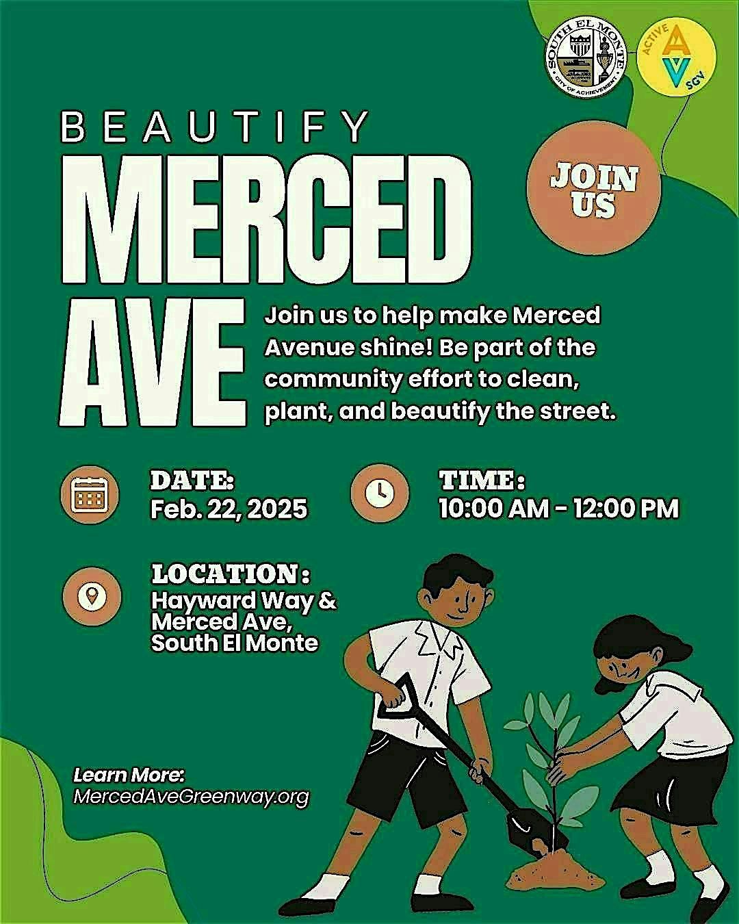 Merced Ave Greenway: Community Beautification Event