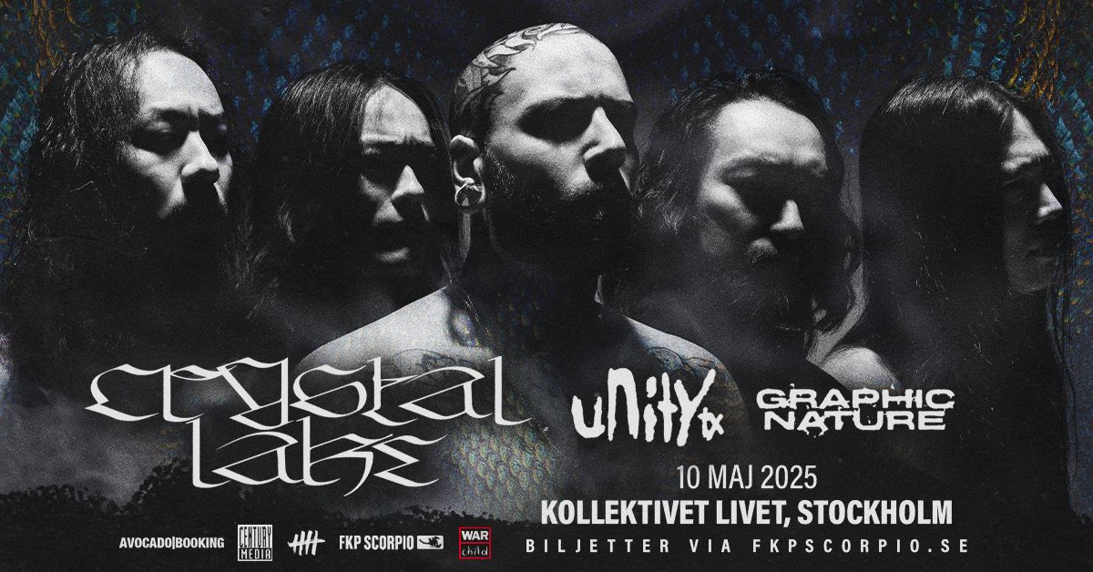 Crystal Lake + Support: UnityTX + Graphic Nature | Stockholm