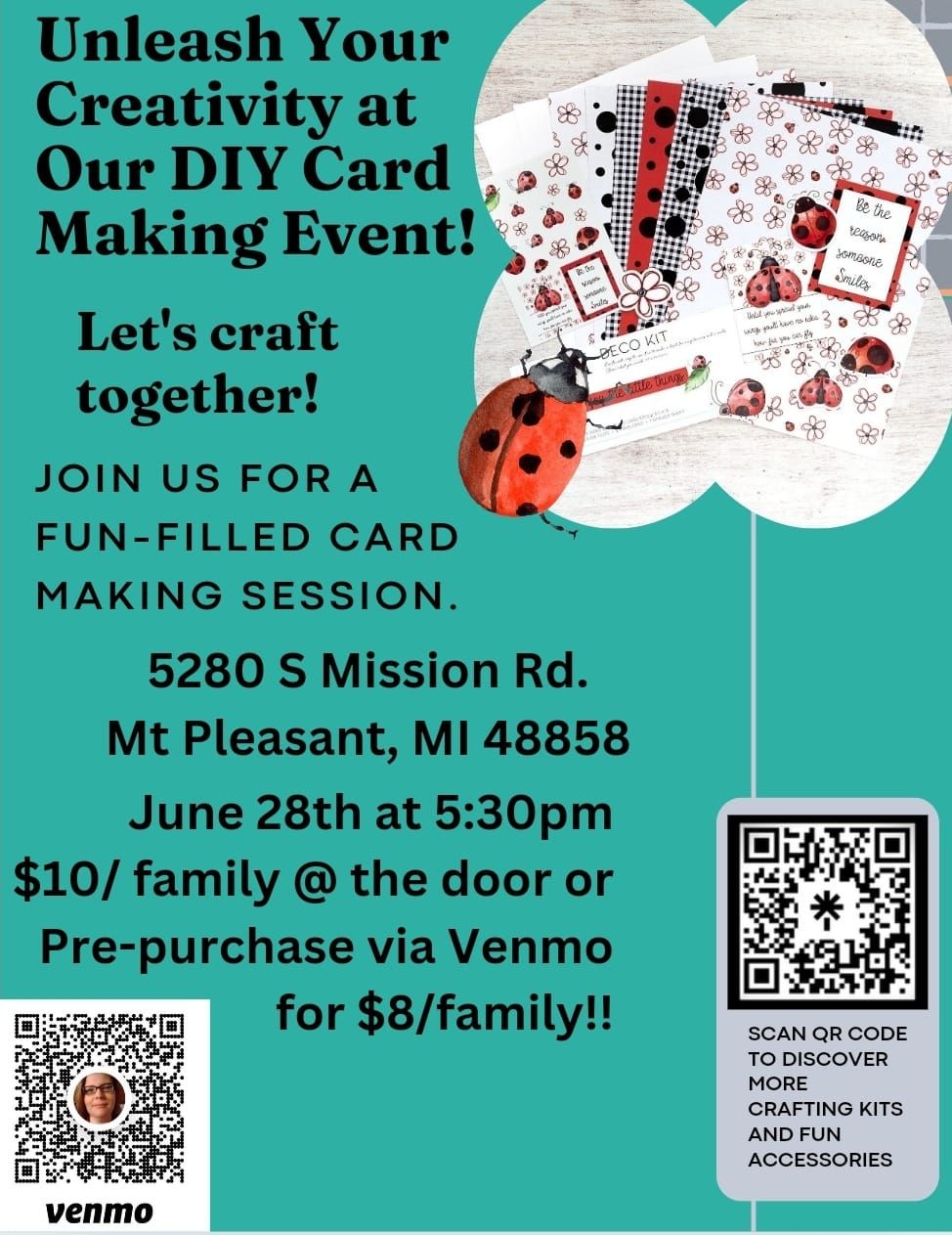 DIY Card Crafting Event- In Person