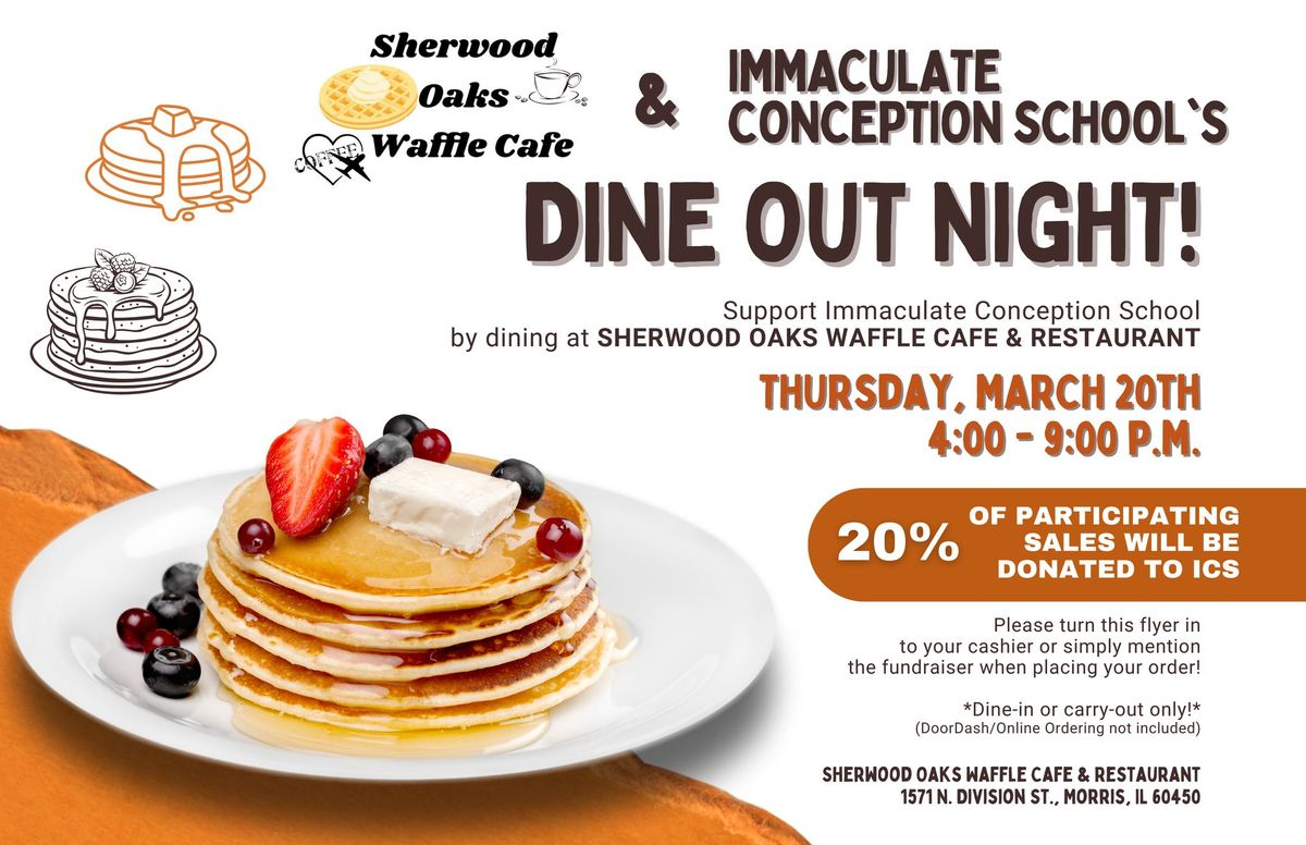 ICS DINE OUT NIGHT AT SHERWOOD OAKS!