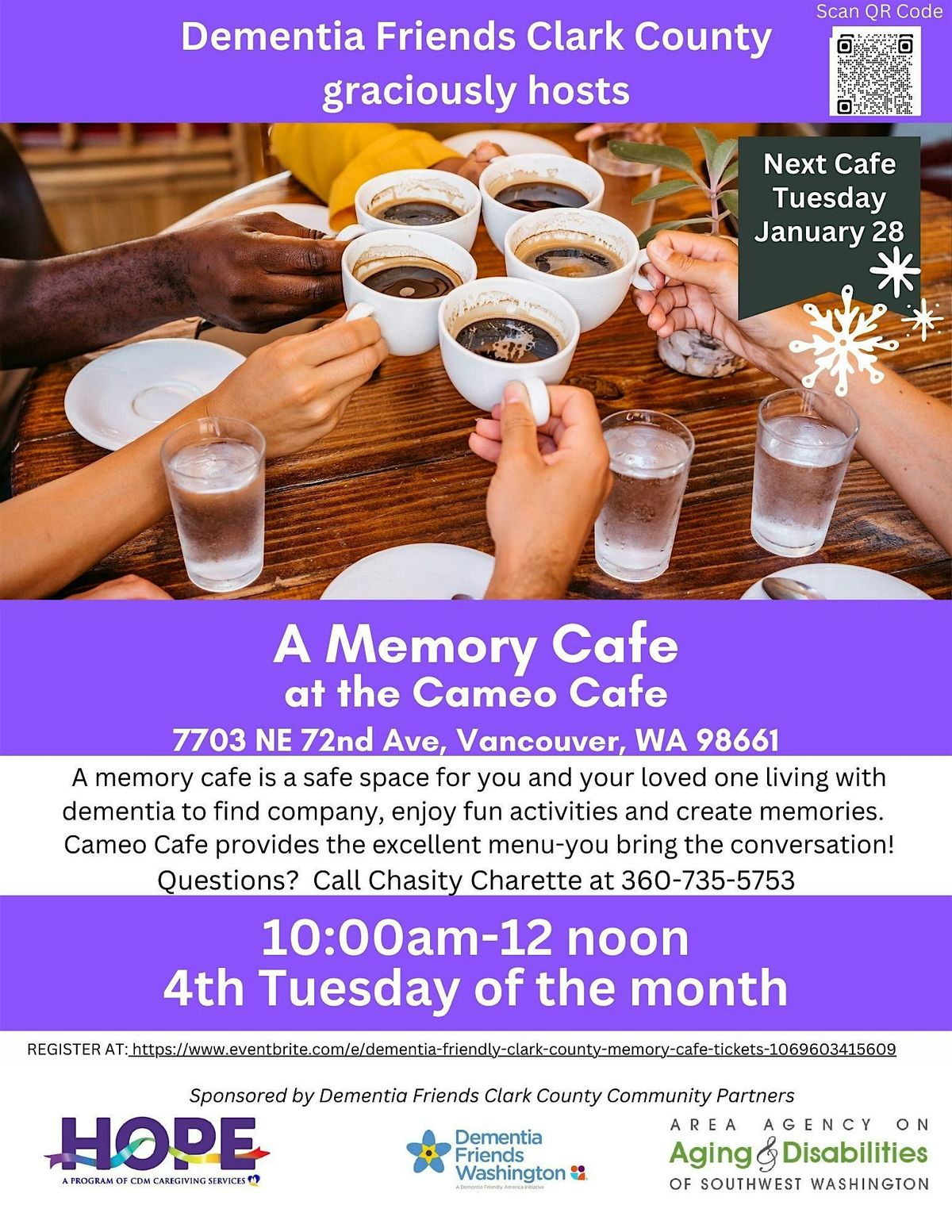 Dementia Friendly Clark County Memory Cafe