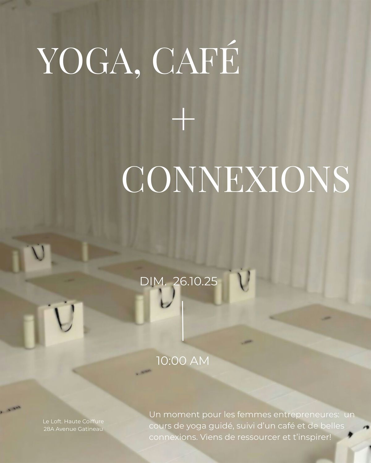 YOGA, CAF\u00c9 ET CONNEXIONS