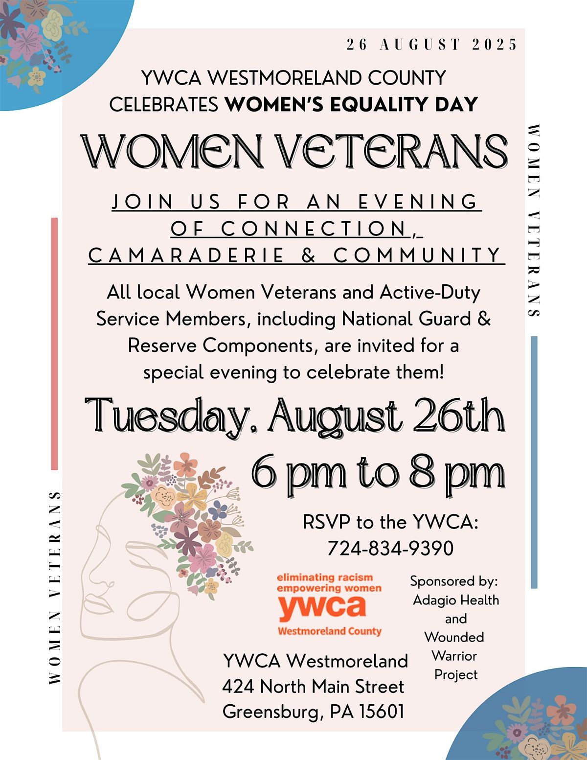 Celebrating Women Veterans for Women's Equality Day at YWCA Westmoreland