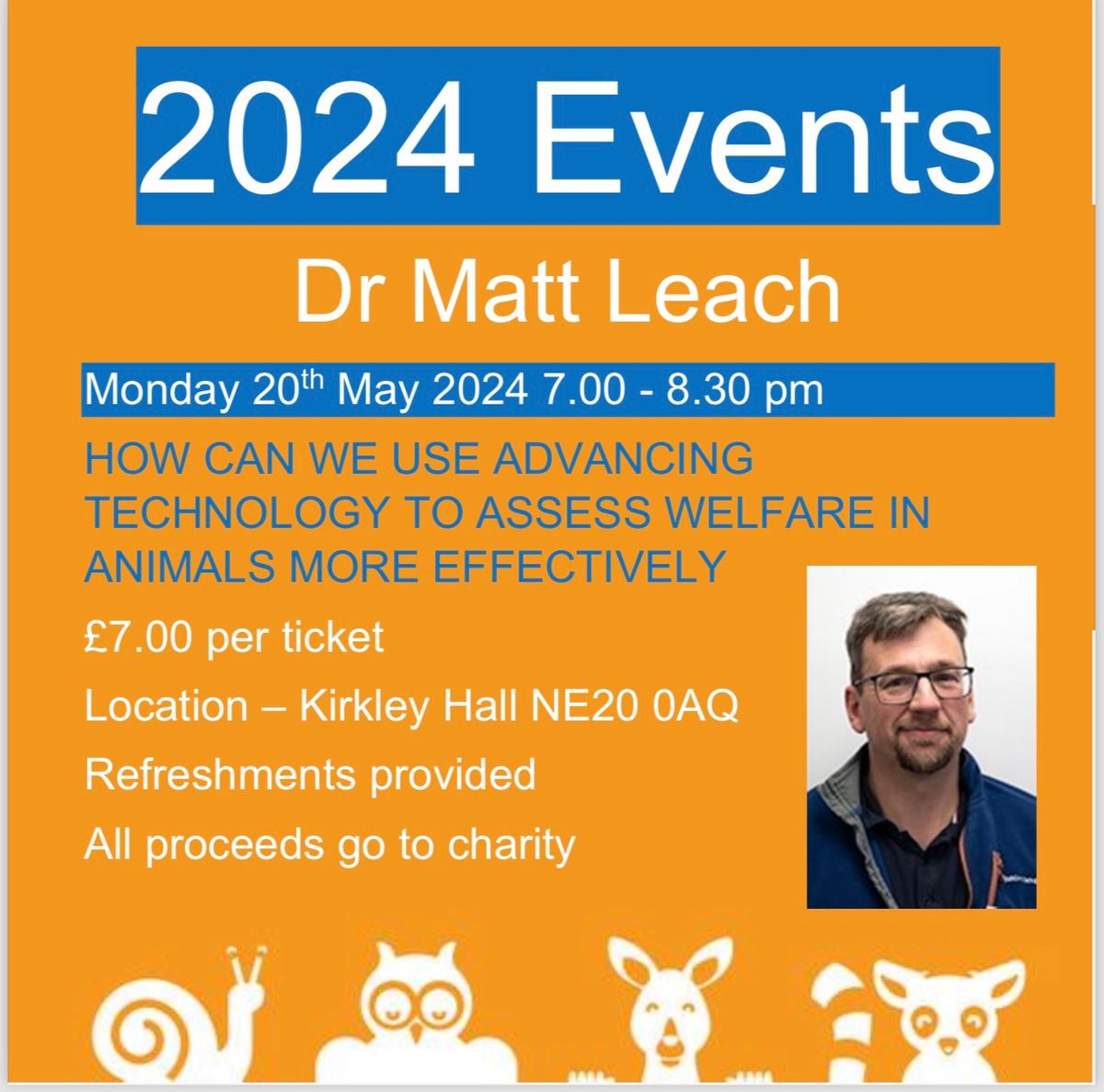 Dr Matt Leach - how can we use advancing technologies in assessing animal welfare 