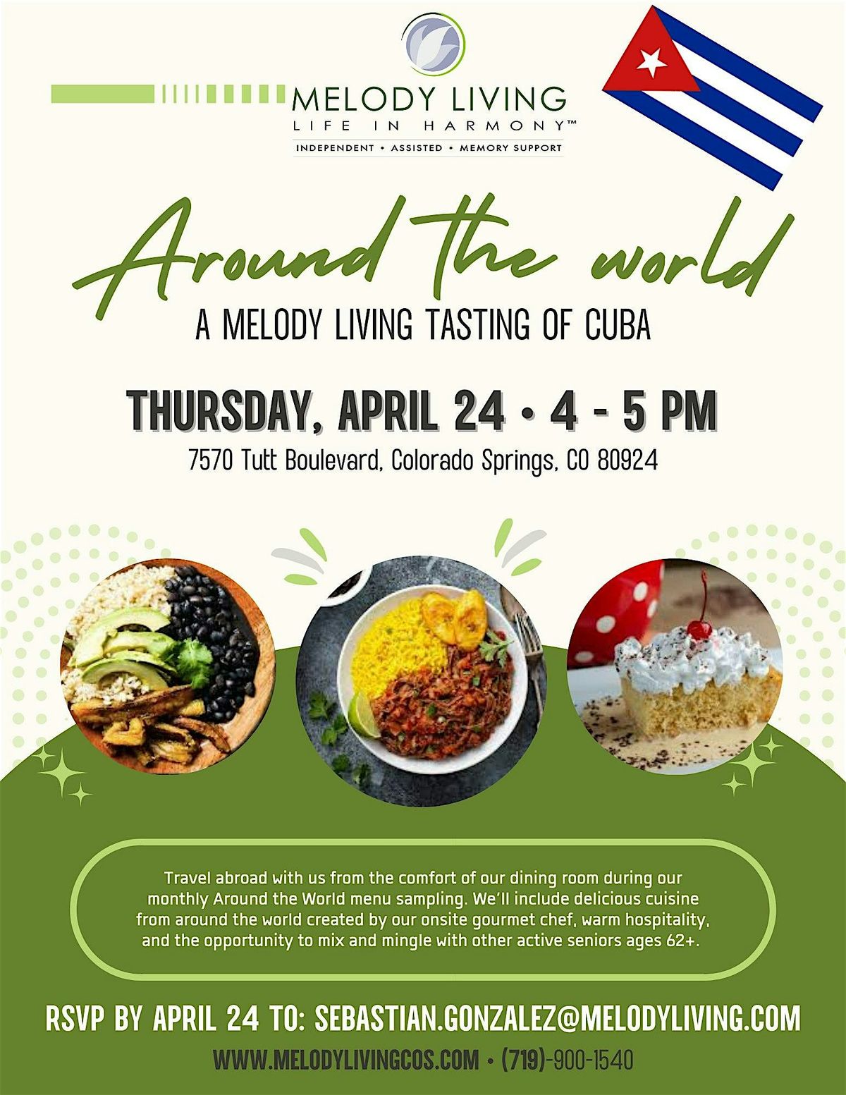 Around the World: A Melody Living Tasting of Cuba