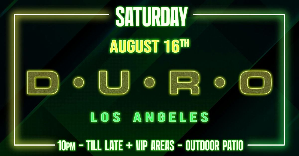 D>U>R>O! LOS ANGELES SUMMER