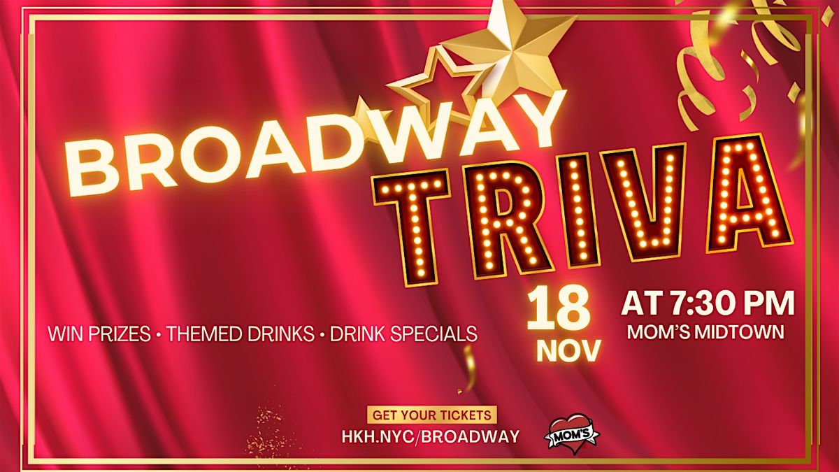 Tipsy Trivia Midtown: Broadway Trivia
