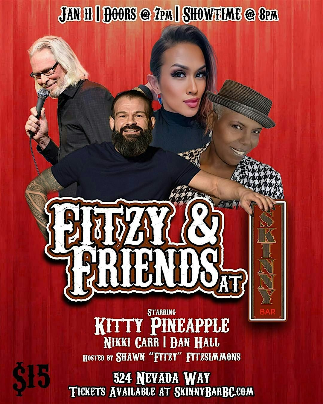 Fitzy & Friends Stand-Up Comedy January 11