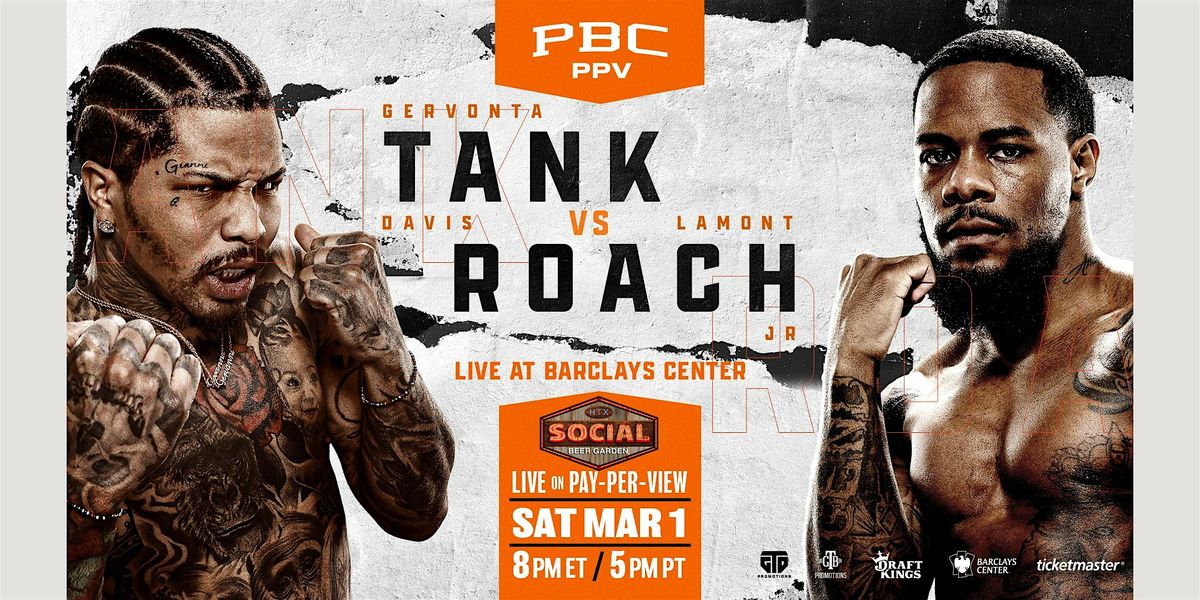 Boxing Gervonta "Tank" Davis vs Lamont Roach