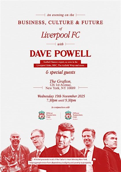 An evening on the business, culture and future of Liverpool FC