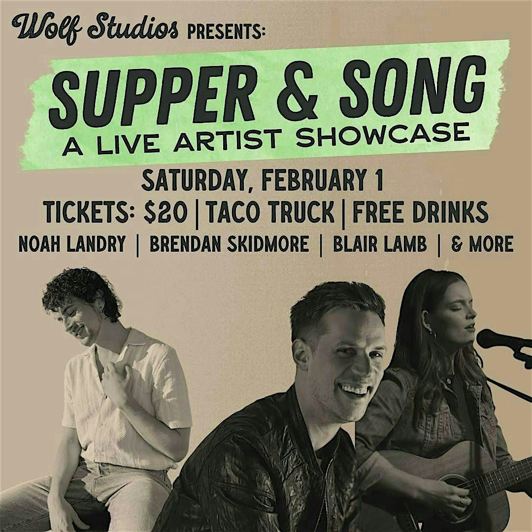 Supper & Song: A Live Artist Showcase