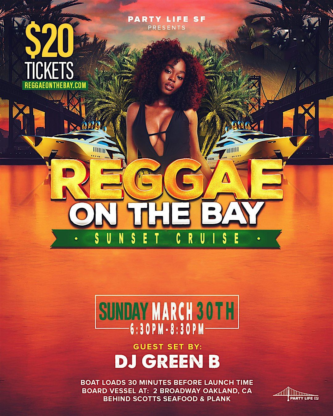 REGGAE ON THE BAY SUNSET CRUISE